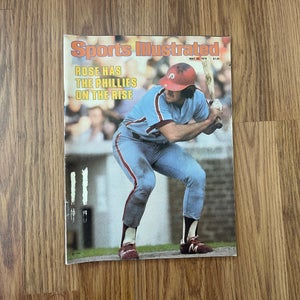 Philadelphia Phillies Pete Rose MLB BASEBALL 1979 Sports Illustrated Magazine!