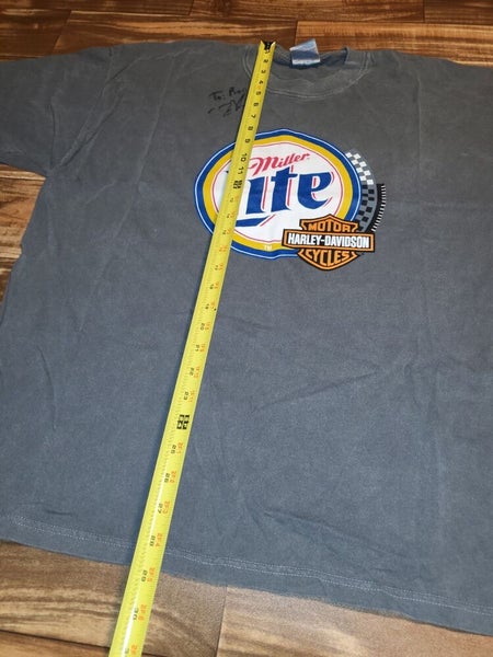 Vintage Miller Lite Baseball Jersey Large 90s Beer Promo