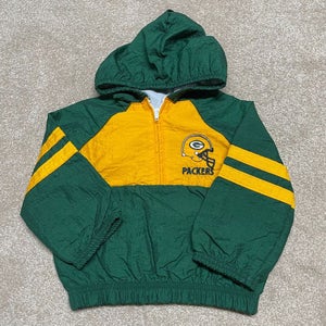 Green Bay Packers Jacket Toddler 2T Kids NFL Football Vintage 90s Coat Retro GBP