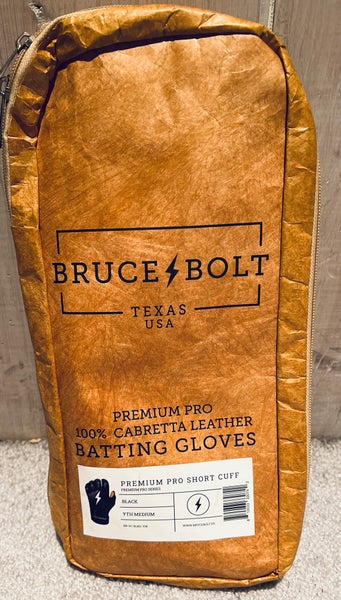 BRAND NEW BRUCE BOLT - Premium Batting Gloves Youth Medium