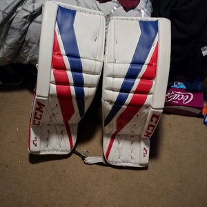 Used 34" CCM Extreme Flex E3.9 Goalie Leg Pads