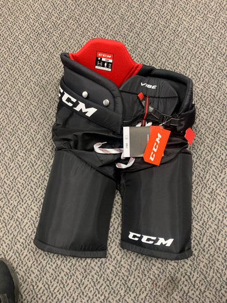 Senior Large Black CCM Vibe Hockey Pants