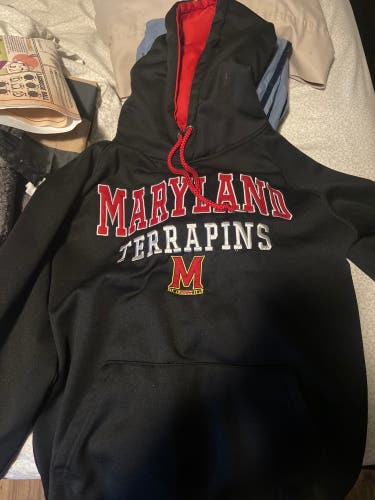 Black Medium Maryland Terrapin Hoodie