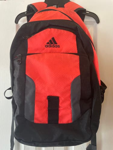 Used Adidas Orange Back Pack