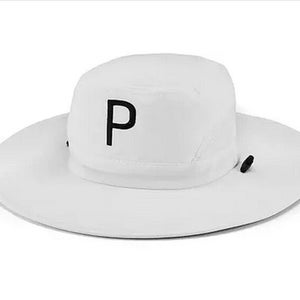 NEW Puma Aussie P Bright White Bucket Hat/Cap