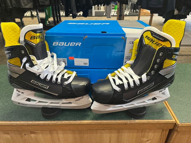 New Bauer Extra Wide Width Size 10 Supreme S37 Hockey Skates