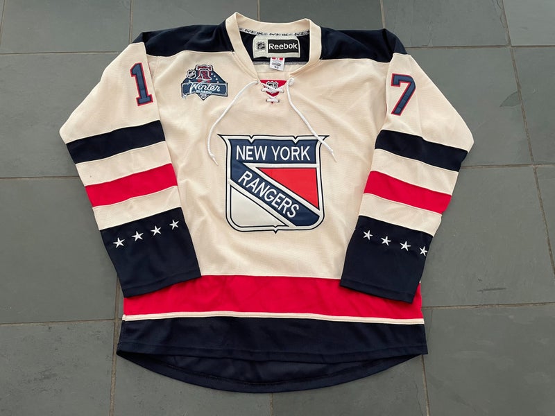 NEW YORK RANGERS 17 DUBINSKY Hockey Jersey size 52  All Sewn