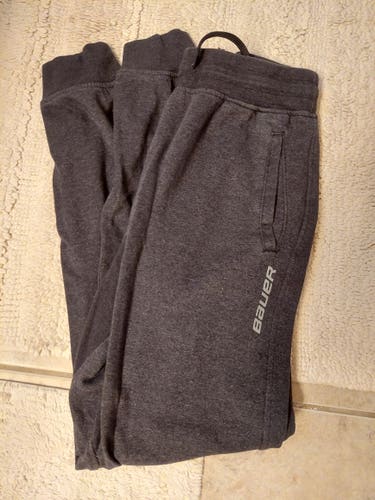 Youth XL Bauer Pants hockey Sweatpants Black