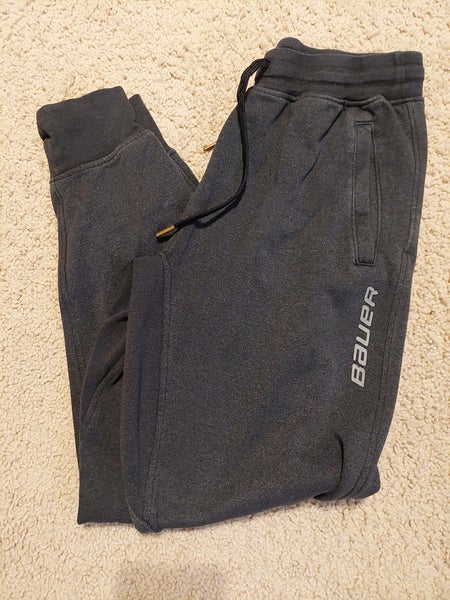 Mens Small Bauer Hockey Sweatpants Black