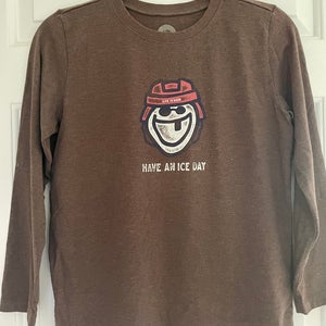Youth XL Life is Good Hockey Long Sleeve