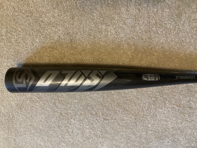 Used USSSA Certified 2021 Louisville Slugger Alloy Solo Bat (-5) 25 oz 30"