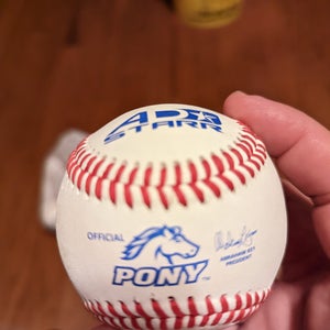 20 New AD Starr AD 100 PL Pony Baseballs