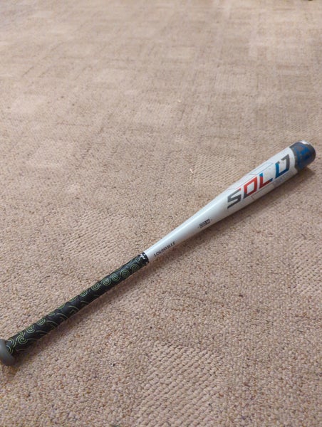 Used BBCOR Certified 2019 Louisville Slugger Alloy Solo 619 Bat (-3) 28 oz 31"