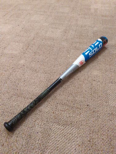 Used BBCOR Certified 2018 Louisville Slugger Alloy Solo 618 Bat (-3) 28 oz 31"