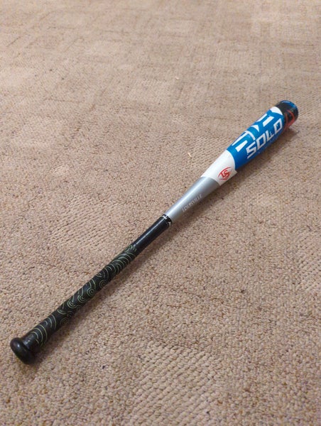 Used BBCOR Certified 2018 Louisville Slugger Alloy Solo 618 Bat (-3) 28 oz 31"