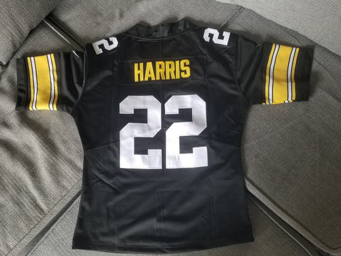 Steelers Harris #22 New Black Medium Nike Jersey
