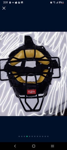 Used Rawlings Catcher's Mask