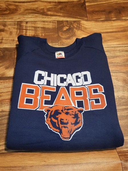 Vintage Chicago Bears NFL Sports Fruit Of The Loom Sweatshirt
