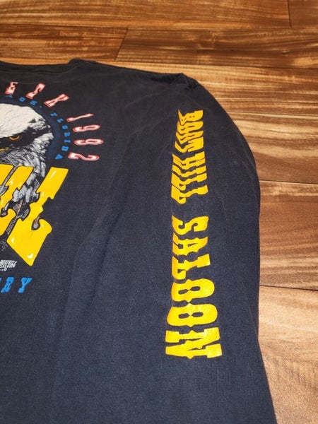 Vintage Rare 1992 Bike Week Motorcycle Harley Boothill Saloon Eagle Shirt Sz XL