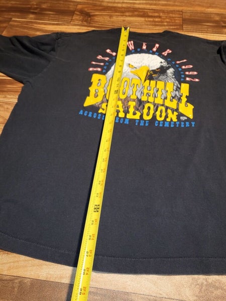 Vintage Rare 1992 Bike Week Motorcycle Harley Boothill Saloon Eagle Shirt Sz XL