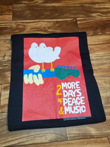 Vintage RARE Woodstock 1994 Music Festival Tour Classic Black Vtg T Shirt  Sz XL