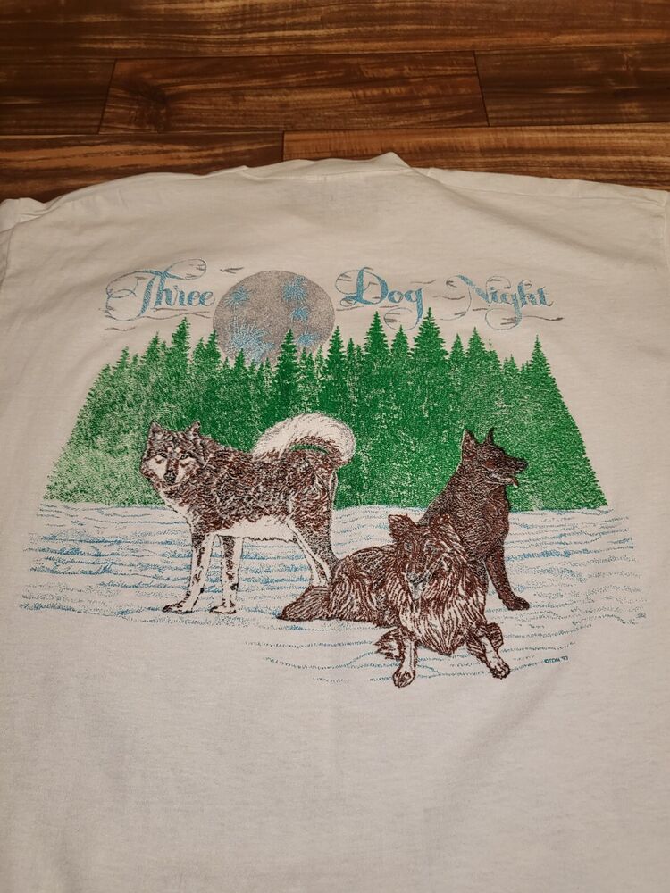 Vintage Rare Three Dog Night 1990s 2000sGraphic Band Tour White T Shirt  Size XL | SidelineSwap | Buy and Sell on SidelineSwap