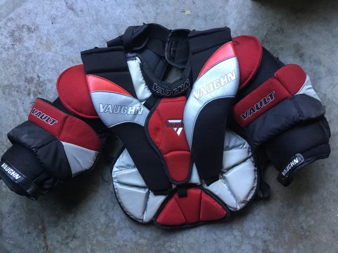 Used Large Vaughn Vault Goalie Chest Protector