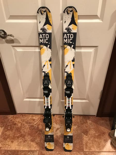 Used Kid's 120cm Atomic All Mountain Vantage Jr Skis With Bindings