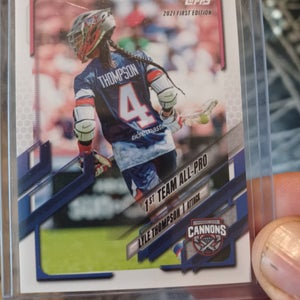 Lyle Thompson Lacrosse Card (Mint Condition) Albany Danes, Iroquois Nationals, NLL, PLL