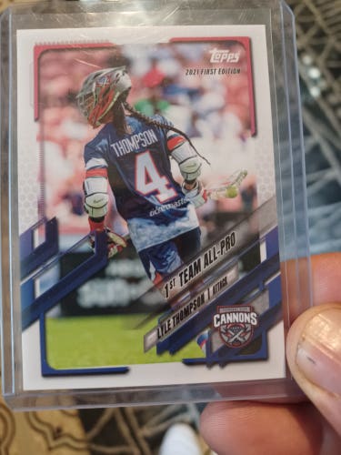 Lyle Thompson Lacrosse Card (Mint Condition) Albany Danes, Iroquois Nationals, NLL, PLL