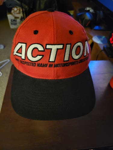 Vintage Action Racing Collectibles Snapback Hat