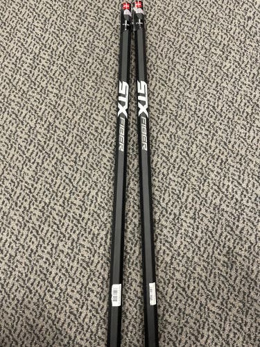 2-pack STX Fiber black Lacrosse shafts