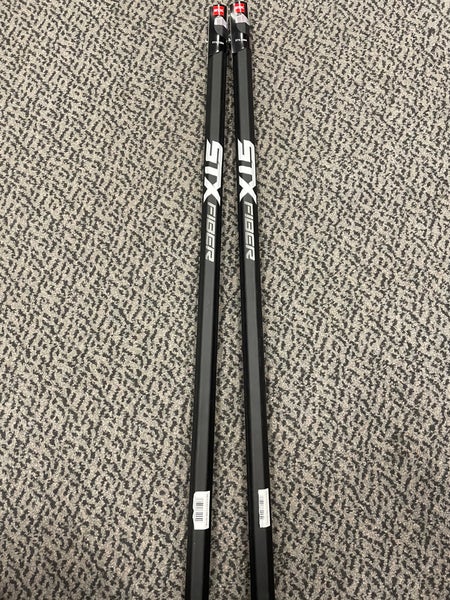 2-pack STX Fiber black Lacrosse shafts