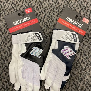 MARUCCI 2-Pack Crest Pair of Youth Medium Batting gloves