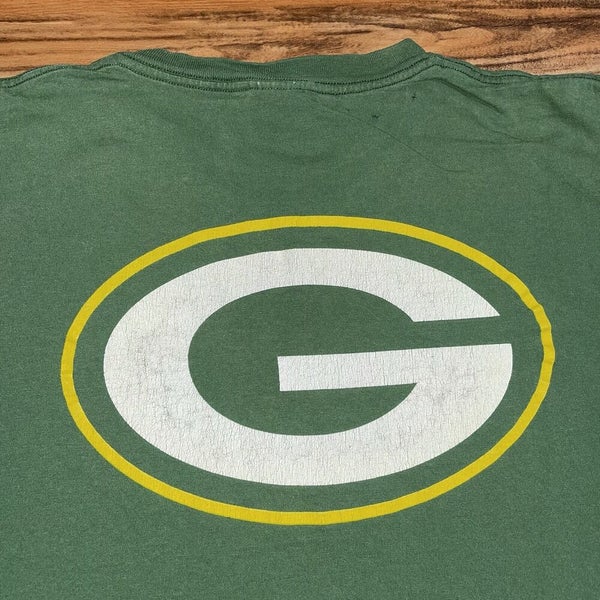 Vintage Green Bay Packers Brett Favre T-Shirt 1998 CSA NFL Size Large L