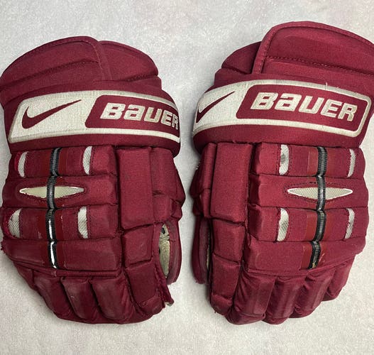 Used Bauer 15" Pro Stock 4 Roll NBHPRO Gloves