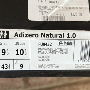 Men's New Size 9.5 (Women's 10.5) Molded Cleats Adidas High Top adizero