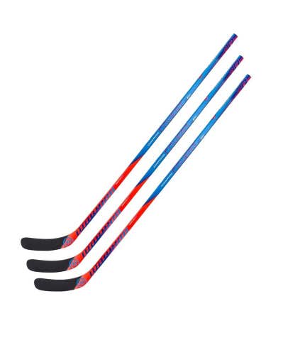 3 New Warrior Covert QRE ST Grip ice hockey sticks 65 flex W03 LH senior left