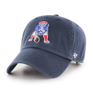 New England Patriots 47 Brand NFL Clean Up Adjustable Strapback Hat Dad Cap