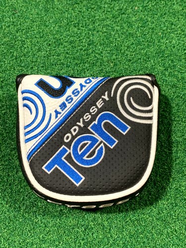 ODYSSEY Ten Mallet Putter Headcover Black/Blue - Used
