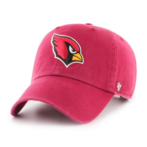 2022 Arizona Cardinals '47 Brand NFL Clean Up Adjustable Strapback Hat Dad Cap