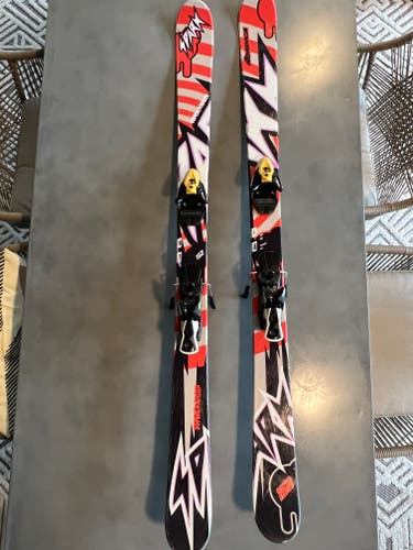 Nordica Spark Twintip Skis With Salomon Bindings