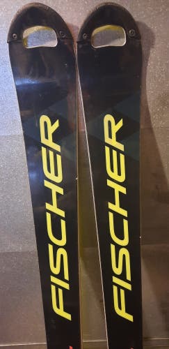 Used 2021 Fischer Racing RC4 World Cup SL Skis With Bindings Max Din 13