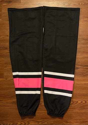 Breast Cancer Awareness Minor Pro Stock Edge Style Socks