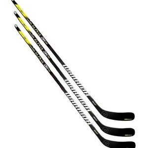 3 New Warrior Alpha DX Team Grip hockey sticks 65 flex senior W03 LH left sr ice