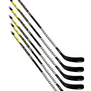 6 New Warrior Alpha DX Team Grip hockey sticks 65 flex senior W03 LH left sr ice