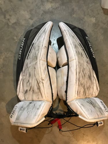 Used 33" Bauer Supreme S150 Goalie Leg Pads