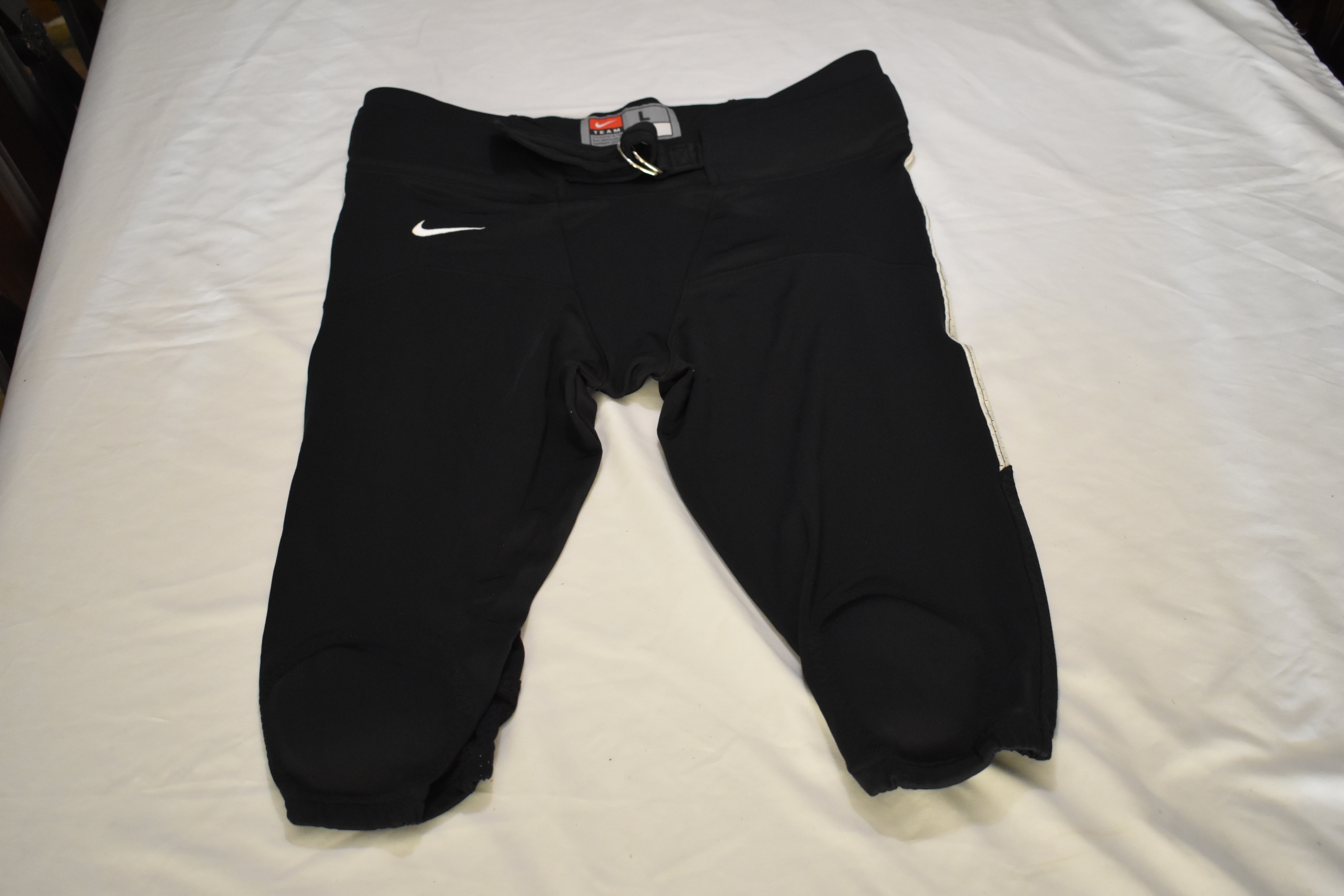 NEW - Nike Beavers Team Football Game Pants, Black/Orange/White, Large