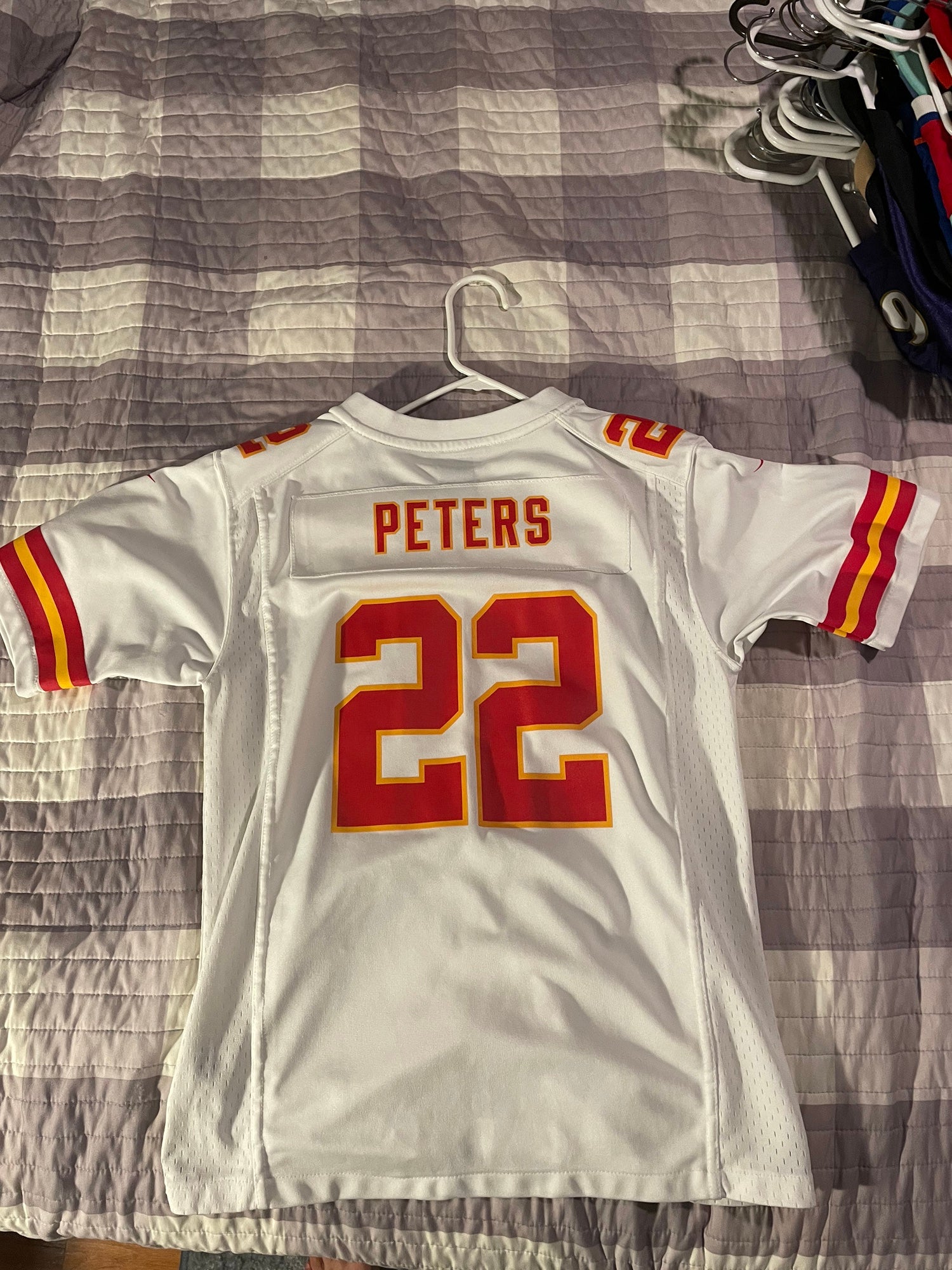 Marcus Peters White Chiefs Jersey