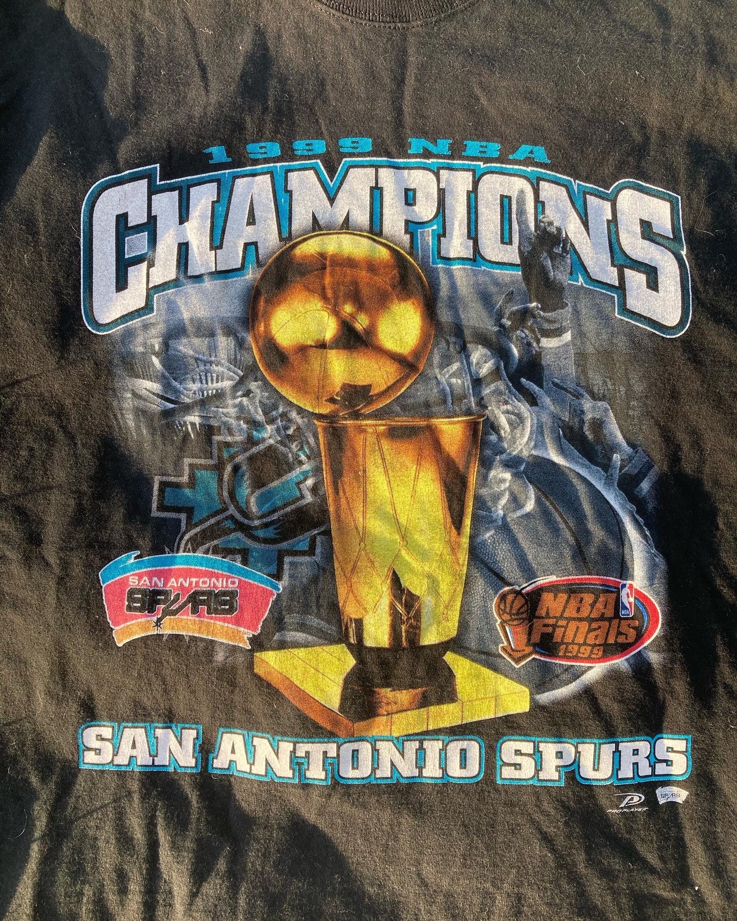 Vintage 90s San Antonio Spurs NBA Basketball T Shirt Tee Size 